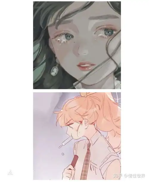 丧系头像女生卡通女生