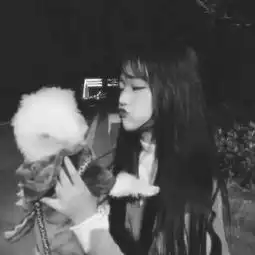 黑白头像女生冷酷霸气一时孤久一世独走