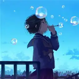 意境暖色系头像动漫二次