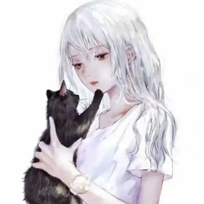 情侣头像找这个头像的另一半我只有这个男头没有女头情侣头像黑白抱猫动漫头像求女头图片