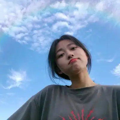 80年代复古港风侧颜美女头像