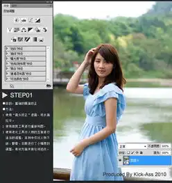 photoshop调出湖边美女图片甜美的日系粉色调