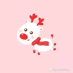 情侣头像绿色系卡通圣诞