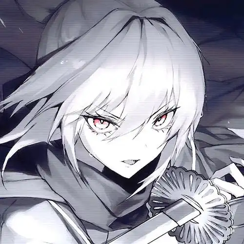 不常见的动漫拔刀女头