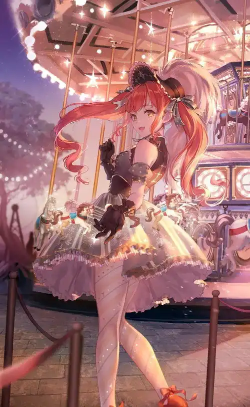 超美红与黑系动漫壁纸