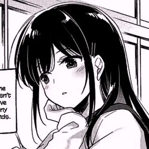 动漫女主会喜欢的黑白漫头