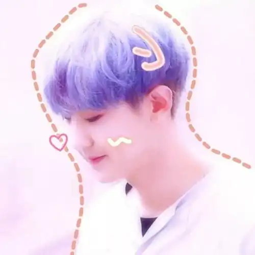 头像蓝色系男生简约好看