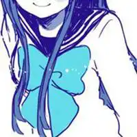 动漫头像萌萌哒女生蓝色的微信头像图片大全