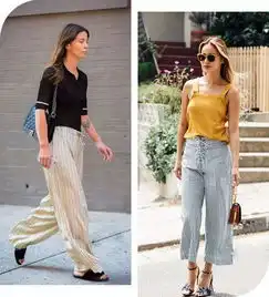 阔腿裤最丑的5种穿法,谁穿谁土