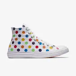 converse匡威男女高帮休闲鞋pride彩虹波点帆布鞋板鞋162252c