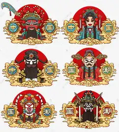 京剧人物国潮风格国风脸谱素材图片免费下载千库网