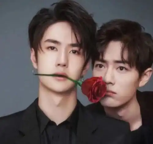 有一种结婚照叫肖战王一博,看到照片后,粉丝群里瞬间炸锅了