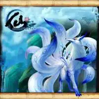 动漫九尾白狐头像男生微信头像图片大全