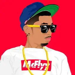 欧美明星头像插画色彩高清