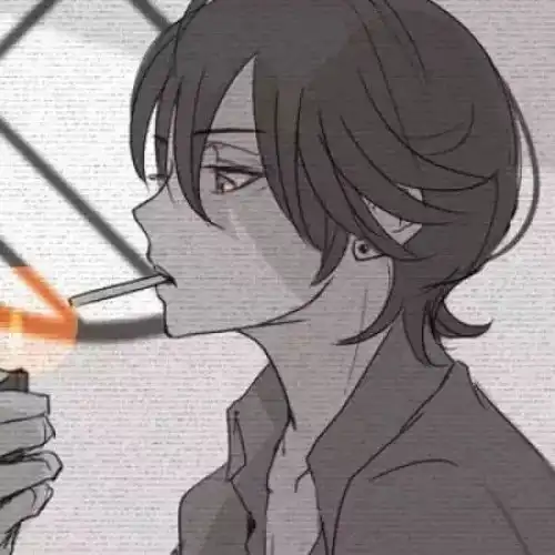 黑色丧系头像敢敢没有心