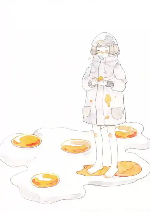 好看的人物插画,很适合做壁纸
