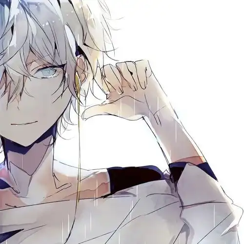 孤独头像黑化系男生动漫