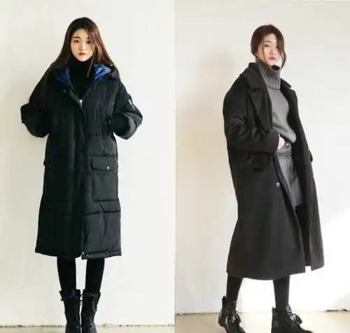 黑灰色系秋冬搭配