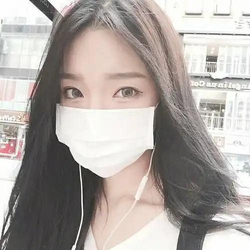 韩系头像女真人系列口罩