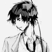 动漫男头帅拽黑系系头像