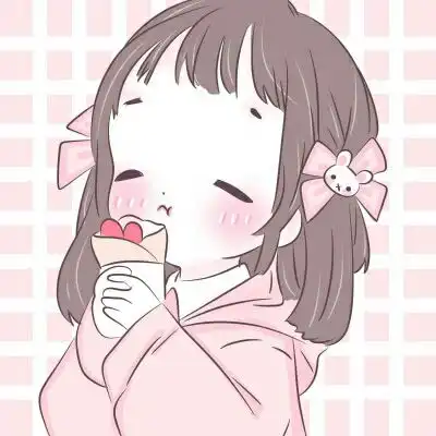 二次元软妹头像粉色系高清小仙女萝莉女头像