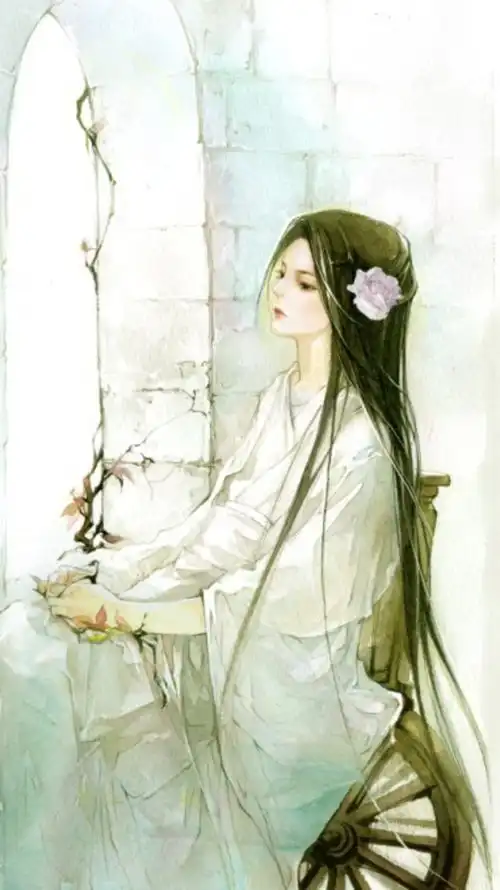 犹抱琵琶古风动漫美女图片