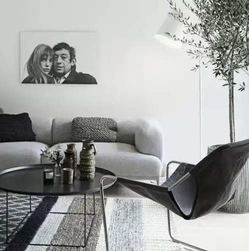 灰色系客厅随便一拍都是偶像剧背景