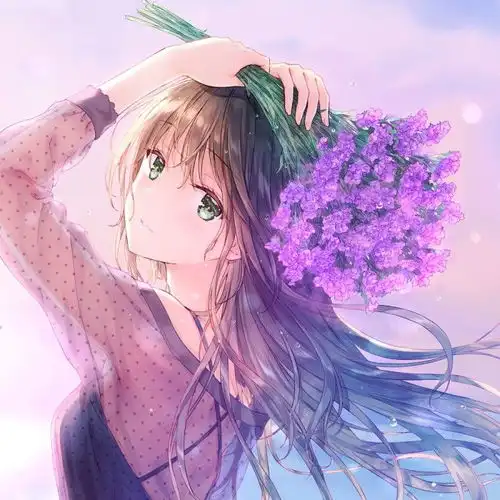 动漫头像生活很苦,但你很甜