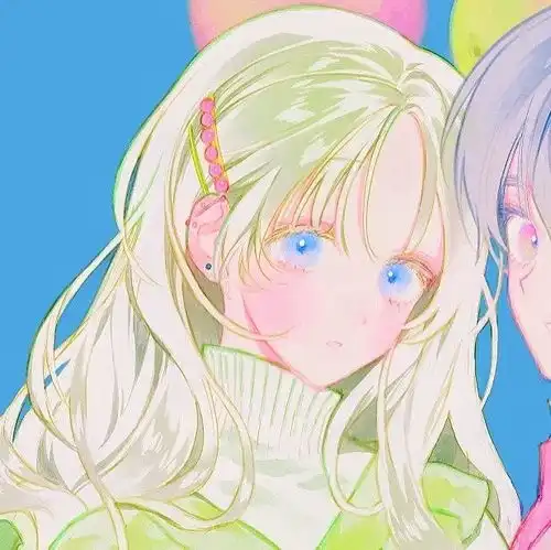 2023最新甜甜蜜蜜糖果色动漫情侣情侣头像我要个性网