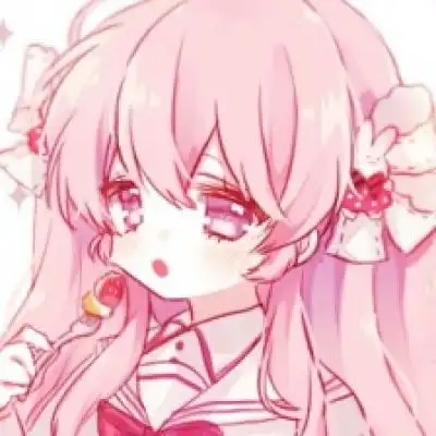 可爱少女心头像粉色精选韩系二次元软萌头像
