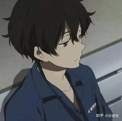 男头像黑色系高冷动漫青