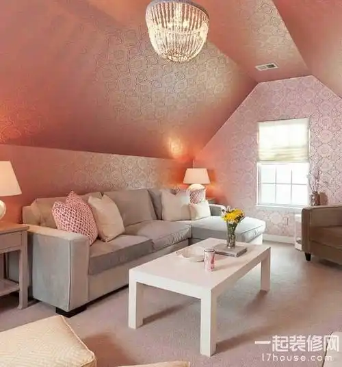 粉色系墙面刷出浓浓少女心
