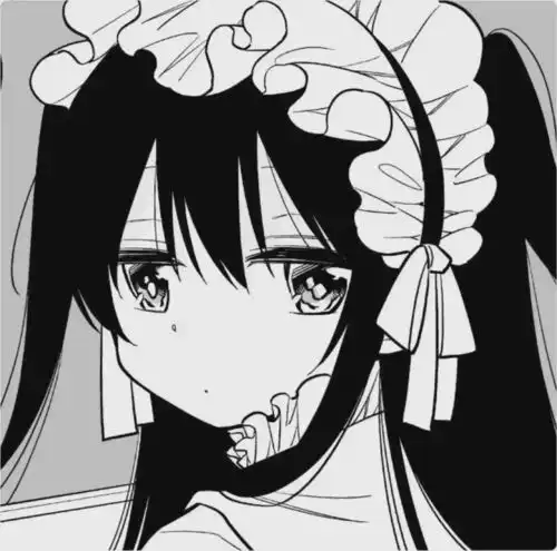 女生头像丧系图片动漫黑