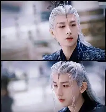 渣爹vs应渊,成毅白发造型又欲又野,古装男星白发谁更胜一筹