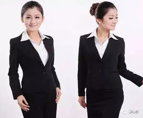 正装卡通头像女西服