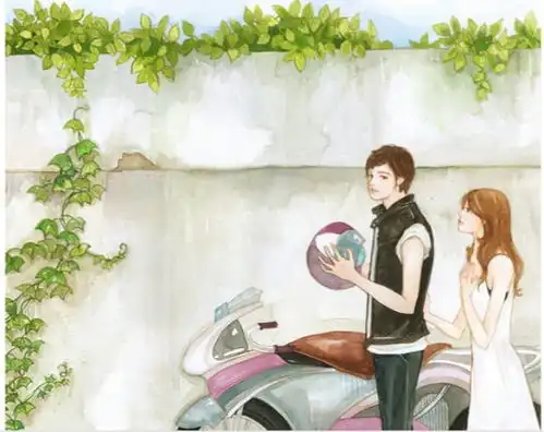 暖心插画,这就是我想要的爱情