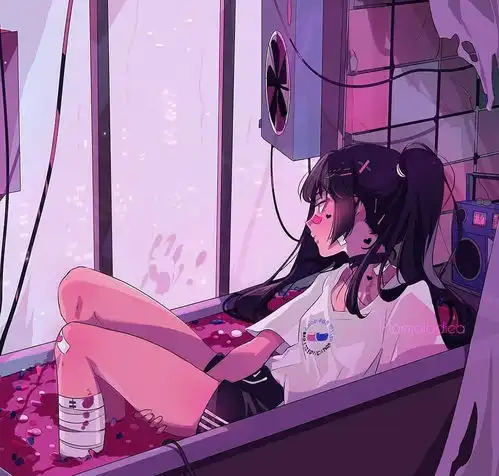 甜美粉色系少女插画神态描绘都很细致,色彩的使用也很吸引眼球