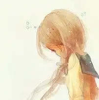 女生漫画头像你怎忍心留下我一个