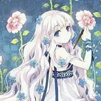 动漫头像淡系卡通少女