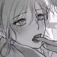 灰色丧丧的动漫女生头像微信头像图片大全
