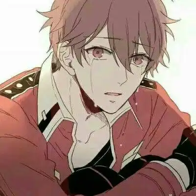 卡通男头像治愈系干净哭