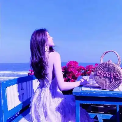 女生头像紫色系韩版,这种贼好看的换头像吗