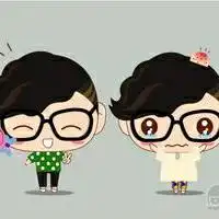 谁知道哪里有这张卡通娃娃情侣头像图片的高清版,或者知道它叫什么名字