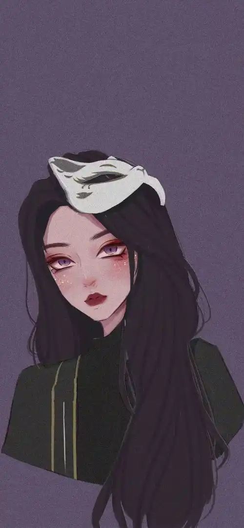 白色系壁纸霸气美女头像