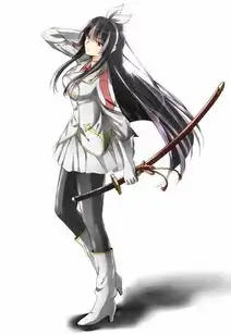 红色衣服动漫头像女生黑