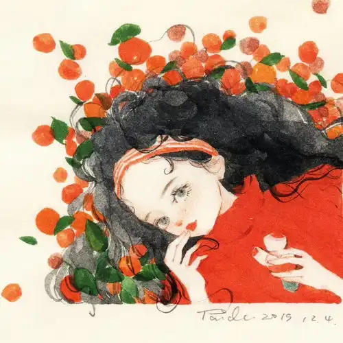 手绘治愈系插画男生头像