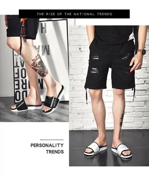 卓纪韩国ins风拖鞋女夏外穿学生时尚防滑平底网红情侣凉拖鞋居家鞋