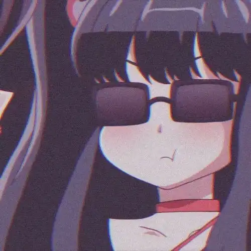 女生动漫头像不管月色如何地艳色浓稠,这颗星还是堂堂正正地亮着