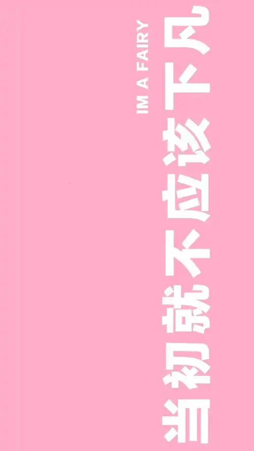 大家有没有什么致郁系的文字壁纸